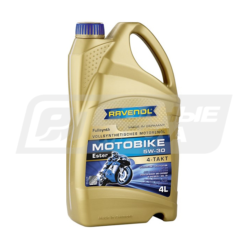 RAVENOL Motobike 4-T Ester 5W30, 4л 117110100401999